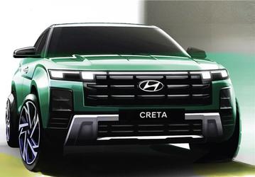 Это новая Hyundai Creta 2024. Опубликованы официальные изображения