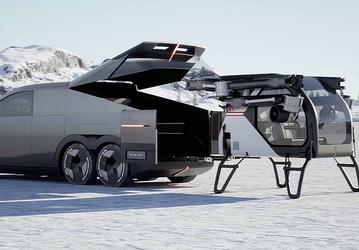 Фантастика становится реальностью. Модульный летающий автомобиль Xpeng Land Aircraft Carrier предложат заказать уже в 2024 году