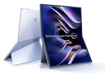 Представлен Asus ZenScreen Fold — складной 17,3-дюймовый OLED-дисплей