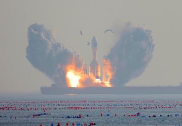 Состоялся первый запуск самой мощной твердотопливной ракеты в мире — китайской Gravity-1