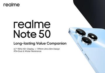 Первый Note от Realme. Представлен Realme Note 50, и он стоит всего 65 долларов