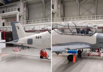 Прототип нового российского учебно-тренировочного самолета УТС-800 засветился на видео. Новинку показали главе Минпромторга