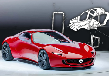 Mazda работает над первым автомобилем с шасси из углеродного волокна