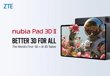 Планшет ZTE nubia Pad 3D II: 3D-изображение без очков и поддержка искусственного интеллекта