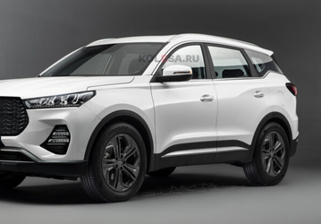 Российский XCITE X-Cross 7 на базе Chery Tiggo 7 Pro показали спереди и сзади целиком