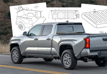 Зачем автомобилям Toyota «надувной матрас» в багажнике? Компания запатентовала новый способ крепления вещей в пикапе
