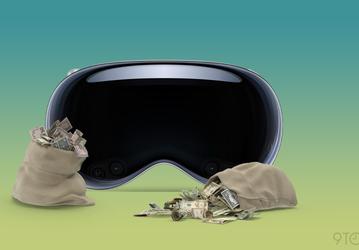 Более половины приложений для Apple Vision Pro скачивают сразу же за деньги