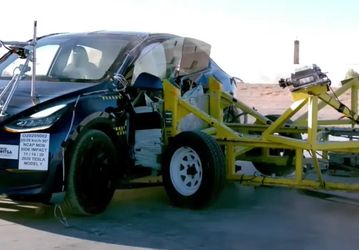 Tesla Model Y 2024 признали максимально безопасным автомобилем с практически идеальным результатом