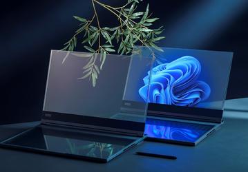 Ноутбук Lenovo с прозрачным экраном показали на качественном изображении. Официальная премьера уже скоро