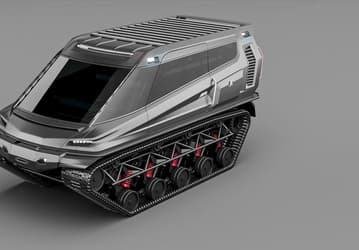 Российский вездеход Tank доработали. Он получил мотор от Toyota Land Cruiser 100 и интегрированный экспедиционный багажник