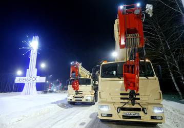 В России построили автокраны для работы c радиоактивными грузами