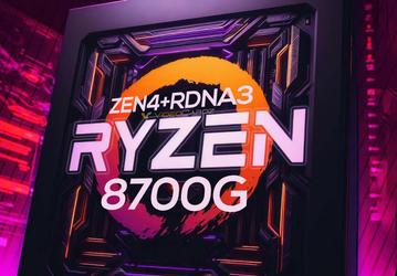 8-ядерный AMD Ryzen 7 8700GE потребляет в два раза меньше Ryzen 7 8700G, но по производительности отстает всего на 20%. Первый тест нового CPU