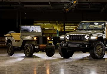 Легендарный джип времен Второй мировой возвращается: представлен Jeep Wrangler 4xe Willys '41