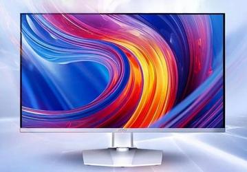 Монитор размером с телевизор с экраном 4K Samsung QD-OLED, 240 Гц и 3-летней защитой от выгорания матрицы. Представлен белый монитор MSI Aurora MPG 321URXW