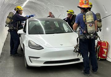 The Boring Company Илона Маска построила туннель в стиле Fallout для доставки Tesla Model Y и Cybertruck