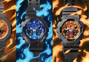 Представлены часы Casio G-Shock Flame Inside