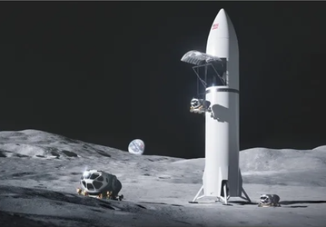 NASA расширяет партнёрство с Blue Origin и SpaceX для доставки крупногабаритных грузов на Луну