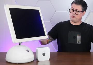 Это культовый iMac G4 на современной SoC M4. Энтузиаст разместил в корпусе оригинального моноблока плату от нового Mac mini