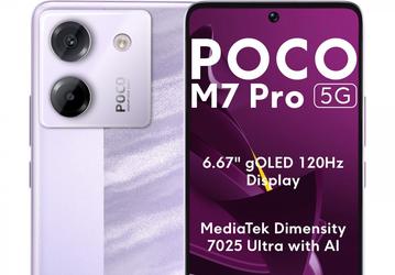5110 мАч, 45 Вт, Dimensity 7025 Ultra, 120 Гц и IP64 — дешево. Представлен Poco M7 Pro 5G