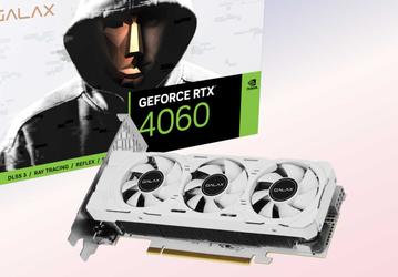 Уникальная RTX 4060. Galax представила белую низкопрофильную модель 