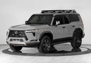 Новейший Lexus GX550 превратили в броневик, он выдерживает подрыв двух гранат