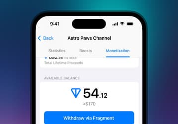 Telegram запустил монетизацию, но не для России