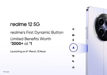 Apple копировали и продолжают копировать. Realme 12 5G получит кнопку Dynamic Button, которая копирует возможности Action Button на iPhone 15 Pro