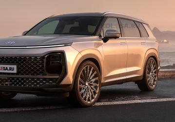 Это новый Hyundai Palisade 2025. Опубликованы первые качественные рендеры