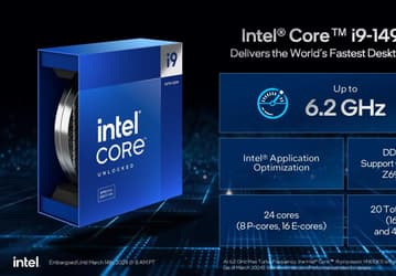 Первые в истории 6,2 ГГц из коробки. Представлен процессор intel Core i9-14900KS