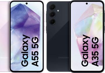 Экраны OLED 120 Гц, стекло Gorilla Glass Victus, защита IP67, 5000 мА·ч и пять лет обновлений. Новейшие Samsung Galaxy A55 и Galaxy A35 поступили в продажу в Европе