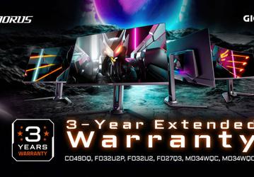 MSI и Asus увеличили сроки гарантии на свои OLED-мониторы, а чем Gigabyte хуже? Новый гарантийный срок на QD-OLED мониторы Gigabyte Aorus — три года