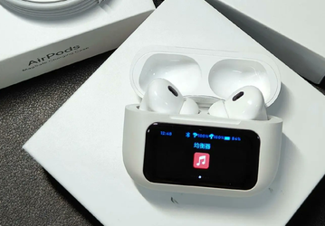Выпущен клон AirPods Pro с сенсорным экраном на футляре. Apple так и не реализовала такой патент, но китайцы довели дело до конца