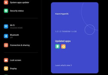 Вышла глобальная HyperOS для планшета Xiaomi Pad 5