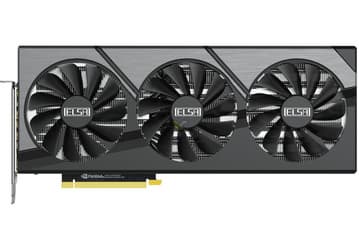 Это двухслотовая GeForce RTX 4080 Super, причём без всякой «турбины». Представлена Elsa RTX 4080 Super S.A.C