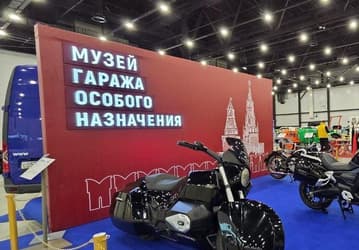 «Калашников» показал тяжелый эскортный мотоцикл «ИЖ–Кортеж» с оппозитным 6-цилиндровым мотором и массой более 500 кг