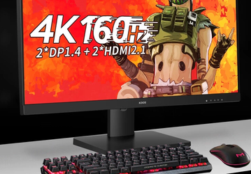 27-дюймовый игровой монитор с разрешением 4K, частотой 160 Гц и временем отклика 1 мс — за 220 долларов. Представлен Koios K2724UG