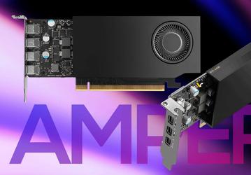 Nvidia представила видеокарту с 64-битной шиной и производительностью ниже, чем у GTX 1650. Анонсирована RTX A400, а вместе с ней и более мощная RTX A1000