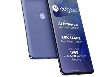 Первый водонепроницаемый смартфон Motorola с сертификатом Pantone — Motorola Edge 50 Pro — выходит в Европе