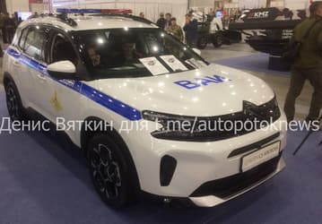 Выпускаемый в России Citroёn C5 Aircross получил новое исполнение — его превратили в спецавтомобиль для ВАИ