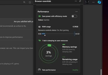 Вы сами сможете указать, сколько ОЗУ может потреблять браузер. Microsoft тестирует новую функцию для Edge