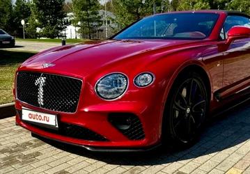 В продаже в России появился очень редкий Bentley Continental GTC со спиннером в салоне и мотором W12, в мире таких всего 100