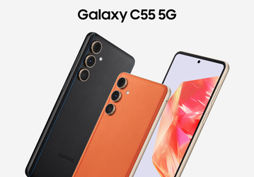 Первый за 7 лет новый смартфон в своей линейке. Samsung Galaxy C55 c «кожаным» задником поступил в продажу