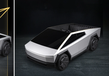 Представлен новый Tesla Cybertruck с запасом хода 19 км и скоростью до 8 км/ч. Он предназначен для детей