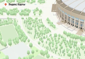 На «Яндекс Картах» появились парки и улицы с 3D-деревьями