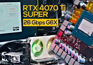 Энтузиасты выпаяли родную память GeForce RTX 4070 Ti Super, чтобы припаять более быструю. Дополнительный разгон позволил обойти RTX 4080