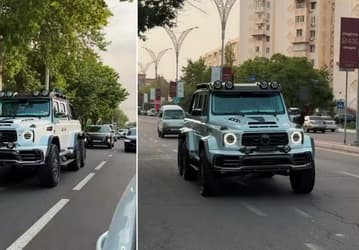 Самый крутой «Гелендваген» за 1,8 млн долларов приехал в Узбекистан. Таких машин всего 10 в мире