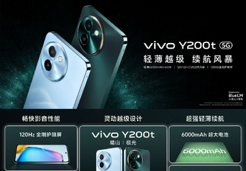 Самый яркий ЖК-экран среди всех смартфонов Vivo, 50 Мп, 6000 мА•ч, отменная громкость и защита от дождя — за $150. Представлен Vivo Y200t