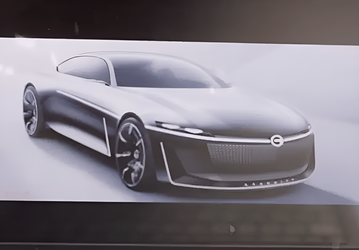 Это флагманский седан класса люкс от Huawei и GAC Trumpchi. Первое изображение новинки