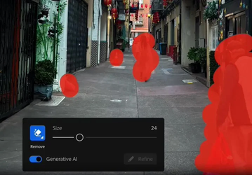 В Adobe Lightroom для всех добавили Generative Remove и Lens Blur: что это за функции?