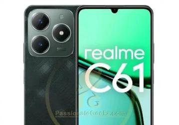 Очередной дешёвый смартфон, копирующий дизайн iPhone. В Сеть попали параметры и изображения Realme C61 4G
